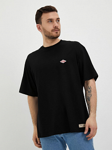 ФУТБОЛКА СПАРТАК МОСКВА РОМБ OVERSIZE BLACK